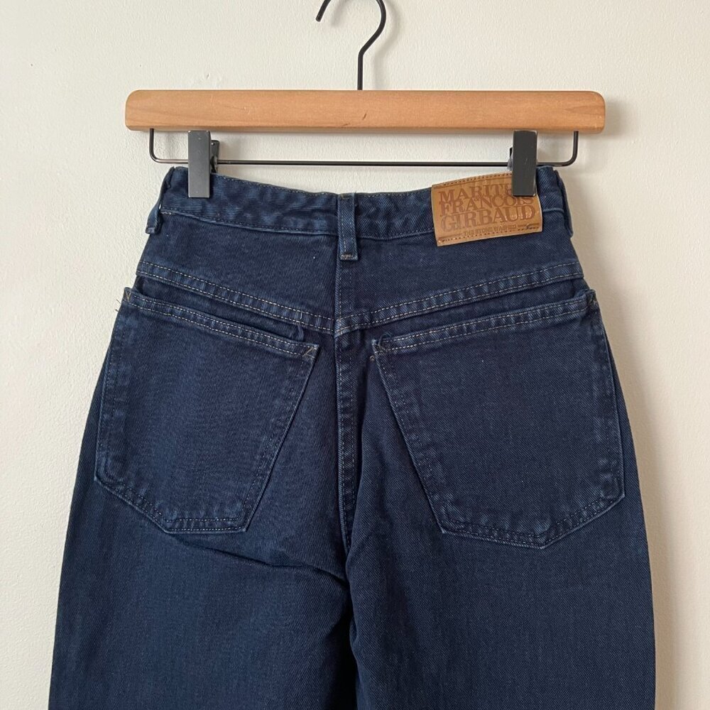 Vintage Marithe Francois Girbaud High Rise Tapered Mom Jeans Women's Size 1/2 - Picture 9 of 10